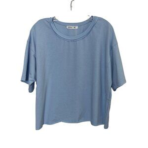 UEU Short Sleeve Tshirt Womens XL Light Blue New Casual